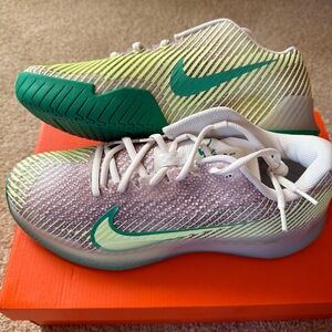 Men's Nike Zoom Vapor 11 HC Premium Court Shoes, Phantom/Volt, Size 8.5